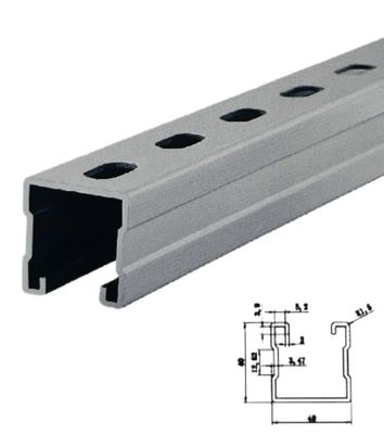 chất lượng Kháng nhiệt tấm pin mặt trời đường ray nhôm hợp kim đường ray mặt trời nhà máy sản xuất